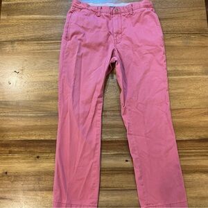 Polo Ralph Lauren Stretch Straight Fit Polo Chino Size 32x30 Color Salmon Preppy